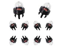 Tucireat Bombilla de cebado Snap 10pcs bomba de cebado bombilla de combustible de cebado a presión general para Husqvarna para Stihl bombilla de cebado de goma para motosierras cortacéspedes