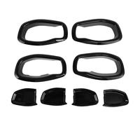 TUCKBOLD Cubierta De Tazón De Manija De Puerta Interior Para Jeep Renegade 2015-2023 Marco Decorativo De Manija De Puerta Interior Negro ABS 4 Pcs