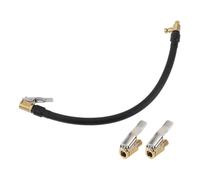 TUCKBOLD Para Tubo De Extensión De Inflador De Neumáticos 0.305 Pulgadas X 32 Tpi Adaptador De Manguera De Bomba De Aire Válvula Negro 1 Set 12.60 Pulgadas 12.6 mm Od Desinflable