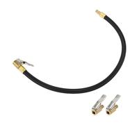 TUCKBOLD Para Tubo De Extensión De Inflador De Neumáticos 0.305 Pulgadas X 32 Tpi Adaptador De Manguera De Bomba De Aire Válvula Negro 1 Set 17.72 Pulgadas 12.6 mm Od Indesinflable