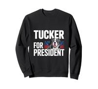 Tucker para el Presidente ilustración patriótica Sudadera
