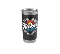 Tucker The Man The Myth The Legend Diseño vintage Vaso térmico de acero inoxidable de doble pared