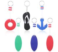 Tucnoeu 6 llaveros flotantes de EVA, diseño de barco, ideal para deportes acuáticos y marineros