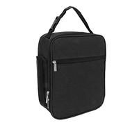 Tudaheuiy Bolsa Termica Porta Alimentos, 6L Lunch Box Impermeable Bolsa Comida Trabajo Portátil con Aislamiento para Fiambrera Picnic, Playa, Trabajo, Almuerzo, Oficina, Escuela (Negro)