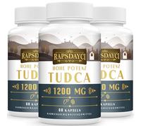 TUDCA ultra fuerte (1200 mg por porción), 180 cápsulas - Sales biliares de ácido tauroursodesoxicólico, suplemento hepático | Sin OMG, sin gluten (3 Pack)