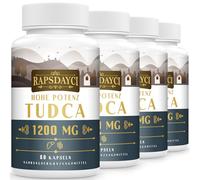 TUDCA ultra fuerte (1200 mg por porción), 240 cápsulas - Sales biliares de ácido tauroursodesoxicólico, suplemento hepático | Sin OMG, sin gluten