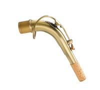 Tudel de Saxofón Alto de Latón 24, 5mm, Curvado, Aislante y Antiguo