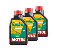 TUDETIC - Kit 3X Aceite de Motor Garden 4T SAE 30 1L KT-39