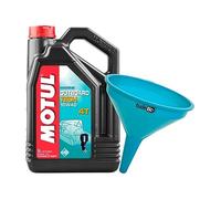 TUDETIC - Kit Aceite de Motor + Embudo Tech 4T 10W40 5L KT-42