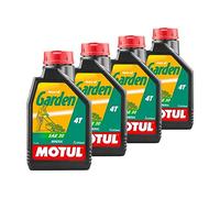 TUDETIC - Kit de 4X Aceite de Motor Garden 4T SAE 30 1L KT-41
