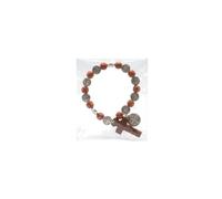 Tudetic Pulsera Decenario San Benito Devocional (Rosario, Brazalete, Amuleto, Regalo) 6309