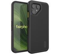 TUDIA DualShield Grip compatible con Fairphone 6 2025 funda [MergeGrip] de calidad militar de doble capa resistente a los golpes resistente funda para teléfono móvil - Negro mate