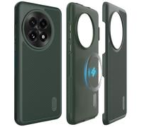 TUDIA DualShield Grip Compatible con OnePlus 13 5G (2025) Funda [MagSafe-Compatible] MergeGrip de Calidad Militar de Doble Capa Resistente a los Golpes Robusta y Duradera - Verde Pino