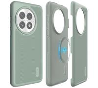 TUDIA DualShield Grip Compatible con OnePlus 13 5G (2025) Funda [MagSafe-Compatible] MergeGrip de Calidad Militar de Doble Capa Resistente a los Golpes Robusta y Duradera - Lirio Verde