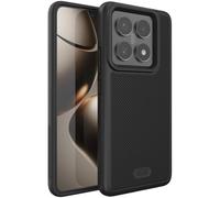 TUDIA DualShield Grip Compatible con Xiaomi 14T Pro 5G (2024) Funda [MergeGrip] de Calidad Militar de Doble Capa Resistente a los Golpes Robusta y Duradera - Negro Mate