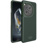 TUDIA DualShield Grip diseñado para OnePlus 12R Case 5G (2024), [MergeGrip] Funda protectora para teléfono de doble capa de grado militar a prueba de golpes, delgada, resistente y resistente (verde pi