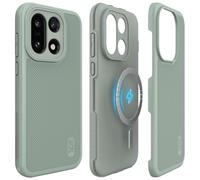 TUDIA Funda MergeGrip para OnePlus 15 5G (2025). Grado Militar Compatible con MagSafe Doble Capa Resistente a Golpes y diseño Robusto - Lirio Verde