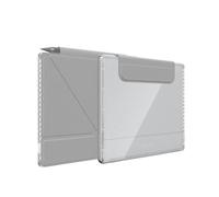 TUDIA M-Flip - Carcasa para Onyx Boox Go 7/Color 7 (Gen 1 y 2), color gris | Se adapta con/sin lápiz, cubierta magnética desmontable con soporte ajustable y parte trasera transparente