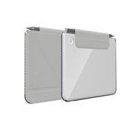 TUDIA M-Flip Funda Magnética para Kobo Libra Colour (2024) - Carcasa Transparente Desmontable Antigolpes Función Auto-Reposo y Soporte para Lápiz - Gris