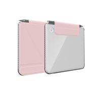 TUDIA M-Flip Funda Magnética para Kobo Libra Colour (2024) - Carcasa Transparente Desmontable Antigolpes Función Auto-Reposo y Soporte para Lápiz - Rosa