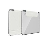 TUDIA M-Flip Funda Magnética para Kobo Libra Colour (2024) - Carcasa Transparente Desmontable Antigolpes Función Auto-Reposo y Soporte para Lápiz - Blanco Roto