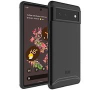 TUDIA Merge Compatible con Funda Google Pixel 6 (2021), Carcasa de Doble Capa Antideslizante Protectora Delgada Resistente de Grado Militar - Negro Mate