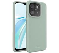TUDIA MergeGrip Compatible con Funda para Blackview Wave 6C - Funda Carcasa Protectora de Doble Capa Antideslizantetectora Delgada Resistente de Grado Militar - Lirio Verde