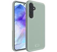 TUDIA MergeGrip Compatible con Funda para Samsung Galaxy A55 5G - Funda Carcasa Protectora de Doble Capa Antideslizantetectora Delgada Resistente de Grado Militar - Lirio Verde