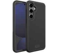 TUDIA MergeGrip Compatible con Funda para Samsung Galaxy S24 FE Case (2024) - Funda Carcasa Protectora de Doble Capa Antideslizantetectora Delgada Resistente de Grado Militar - Negro Mate