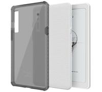 TUDIA SKN Clear - Carcasa trasera para Onyx Boox Palma 2, esquinas reforzadas, a prueba de golpes, delgada, antiamarilleamiento, parte trasera transparente, agarre ligero, parachoques de TPU (negro)