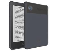 TUDIA SKN Compatible con Funda Kobo Clara 2E, Carcasa Lector electrónico a Prueba de Golpes Antiamarilleamiento Agarre Delgado Ligero TPU Reforzado Esquinas Protectoras contra Caídas - Frosted Black
