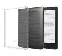 TUDIA SKN Diseñado para Kobo Clara HD Case 6" (218) Contraportada, [Esquinas Reforzadas] Gel de Silicona Delgado Anti-Amarillamiento a Prueba de Golpes Parte Trasera Transparente Agarre Ligero Parac