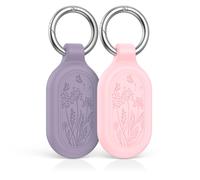 TUDIOW - Pack de 2 fundas de silicona impermeables y protectoras para Samsung Galaxy SmartTag2, antip rdida y antiara azos, para llaves, mascotas