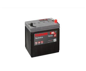 TUDOR Batería 35, Ah 240, A/EN TB356 L 187mm B 127mm H 220mm Compatible con TESLA Model 3 5YJ3, KIA PICANTO TA, TOYOTA Yaris Hatchback P13, HYUNDAI i20 PB, PBT