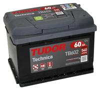 TUDOR Batería 60, Ah 540, A/EN TB602 L 242mm B 175mm H 175mm Compatible con VW Transporter T4 Bus 70B, 70C, 7DB, 7DK, 70J, 70K, 7DC, 7DJ Lupo/Lupo 3L 6X1, 6E1 GOLF II 19E, 1G1 GOLF III 1H1