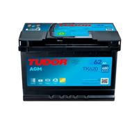 Tudor TK620 Batería De Coche AGM 62Ah 680A EN
