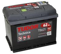 Tudor Batería para coche Tudor Exide Technica 62Ah, 12V. Dimensiones: 242 x 175 x 190. Borne izquierda.