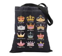Tudor History - Bolsa de mano para amantes de la corona, regalos de historia británica, regalos para amantes de la historia británica, bolsa de mano de estudios sociales, Beauty Beast - Bolsa de mano,