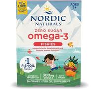 Tudor Nordic Naturals Omega 3 Fishies - Gomitas de omega-3 con nutrientes esenciales DHA y EPA para apoyar el cerebro óptimo, la función inmunológica y el desarrollo cognitivo, 36 unidades