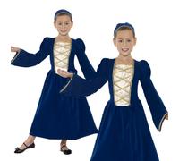 Tudor Princesa Disfraz Niña Medieval Disfraz Día Del Libro Disfraz Infantil