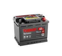 Tudor TB620 Batería de Coche 62Ah 540A - Gama Technica Larga Duración