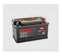 Tudor TB802 Batería de coche Tudor 80Ah 700A, Gama Technica. NO Apta para vehículos con sistema Start-Stop. Totalmente libre de mantenimiento. Polaridad + Derecha