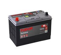 Tudor TB955 Batería de coche Tudor 95Ah 720A, Gama Technica, Apta para coches de marcas asiáticas, Automóvil de turismo