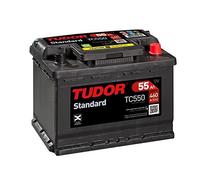Tudor TC550 Batería de coche Tudor 55Ah 460A, Gama Standard, para Automóvil de turismo