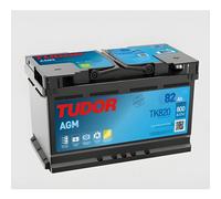 Tudor TK820 AGM Batería de Coche 82Ah 800A Start-Stop Larga Duración