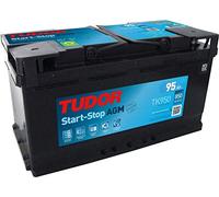 Tudor TK950 Batería de coche Tudor 95Ah 850A, AGM, Apta para coches con sistema Start-Stop - Automóvil de turismo