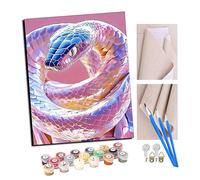 TUDOUTU pintar por numeros para adultos Serpiente arcoíris de fantasía Kits de regalo de pintura al óleo digital de bricolaje arte de lienzo decoración del hogar -40x50cm on marco