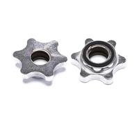 Tuerca, barra de pesas estándar, collares de bloqueo giratorio de acero sólido, abrazaderas, accesorio for mancuernas, 25mm, venta al por mayor