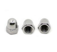 Tuerca ciega de acero inoxidable 304, cubierta decorativa, tuerca ciega semicircular M3 M4 M5 M6 M8 M10 M12 M14 M16(M4 20pcs)