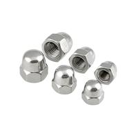 Tuerca ciega de bellota M3 M4 M5 M6 M8 M10 304 Tuercas ciegas de cúpula de cubierta decorativa de acero inoxidable DIN1587(50pcs,M5)